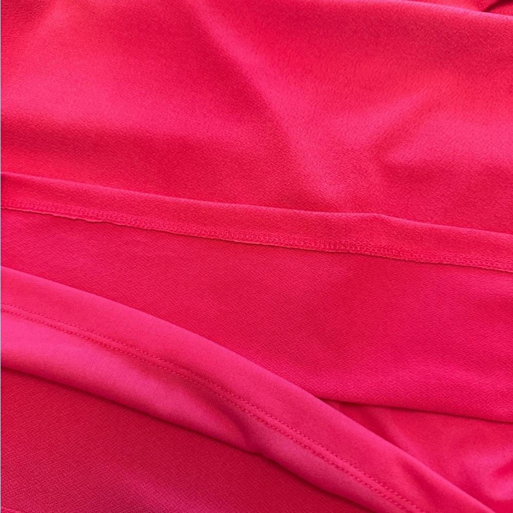 Ann Taylor Hot Pink Sleeveless Draped Neck Shell - Picture 5 of 7